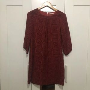 Orange Pattern Dress